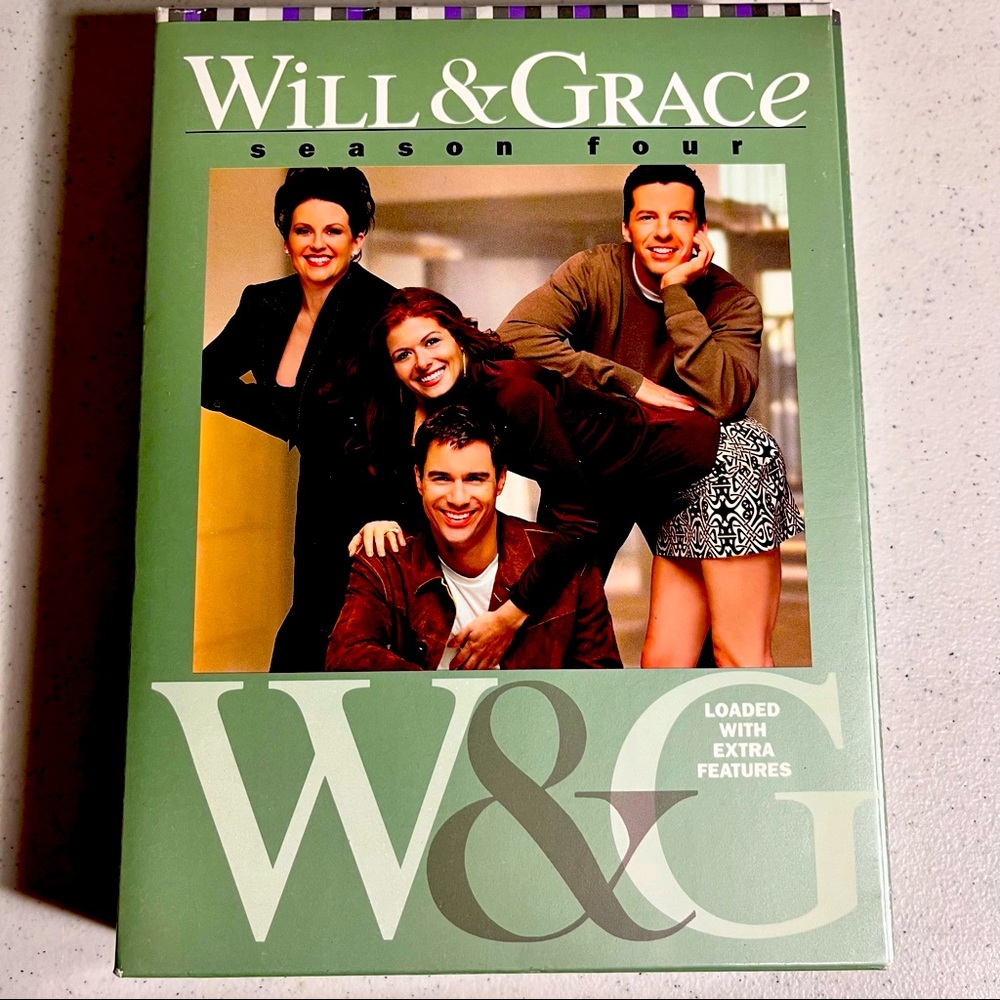 Will & Grace Season 4 DVD Set. 4 📀 DVD Set